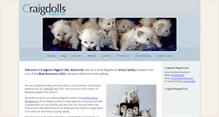 Desktop Screenshot of craigdolls.com